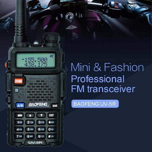 Baofeng UV-5R Two-way Wireless Intercom 1800mAh Lithium-ion Battery Black One Pack