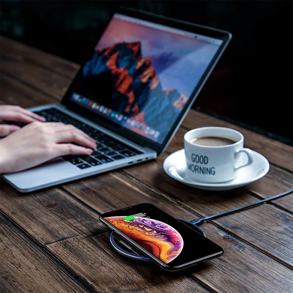 Wireless Charger For I-Phone Fast Wireless Charging Pad For Samsung High Speed