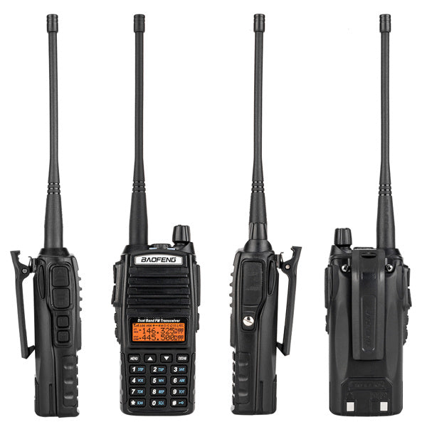 US Standard UV-82 5W 2000mAh Analog Walkie Talkie Split Charging